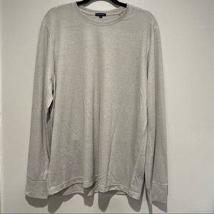 Patrick Assaraf Viscose Blend Long Sleeve Gray XL